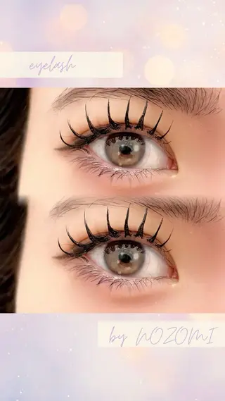 マツエク・マツパ tiyu salon所属・eyelist Nozomiのマツエク・マツパデザイン