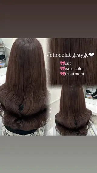 ロング 💎りあん/大須/栄 ブリーチなしWカラーのヘアスタイル