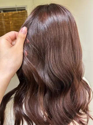 セミロング カラー ヘアアレンジ ☕️結【suii.】 ボブ/ヘアセット☕️のヘアスタイル