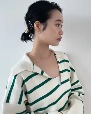 ショート パーマ 似合わせカット ケアパーマ喜来雅由のヘアスタイル