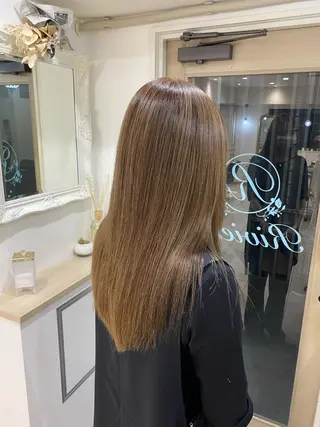 ロング カラー 磯　亜由香 🌷ブリーチのヘアスタイル