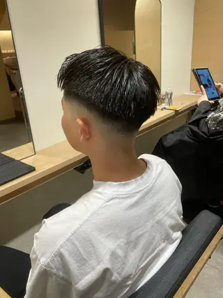 メンズ Le'a所属・渋谷/フェード/ 國分 翔のヘアスタイル