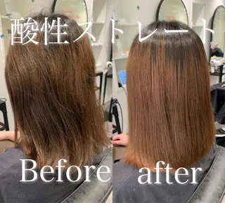 ミディアム 【酸性ストレート】 宮下和明のヘアスタイル