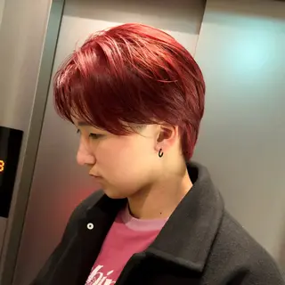 カラー メンズ 透明感/血色カラー/ 似合せレイヤー/ゆいのヘアスタイル