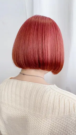 ショート ブリーチ ツイスパ フクヤマシンのヘアスタイル