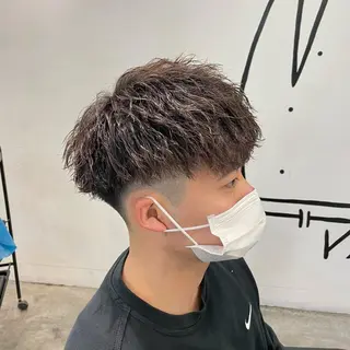 ショート パーマ メンズ メンズ特化美容師/ 藤戸 椋のヘアスタイル