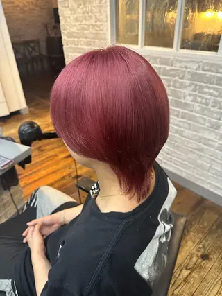 カラー メンズ ブリーチカラー💙 𝗠𝗜𝗞𝗨のヘアスタイル