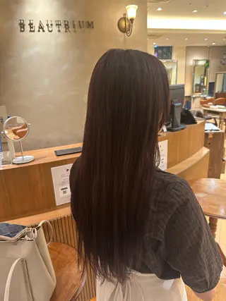 ロング カラー 池見 円花のヘアスタイル