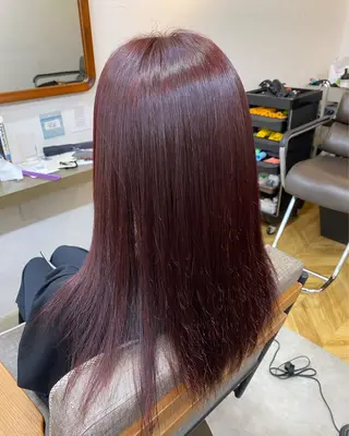 ロング カラー hair&culture gallery moloco　神保町　九段下店所属・RISA🩶🐈‍⬛ カット✨透明感カラーのヘアスタイル