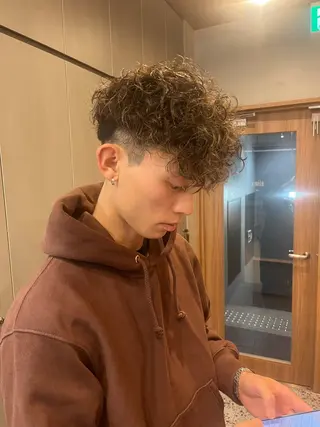 ショート パーマ メンズ fifth / 山下 和輝 海外風スタイルのヘアスタイル