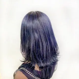 ミディアム パーマ ヘアアレンジ 💕上野美容師☁ ブリーチ💖サワのヘアスタイル