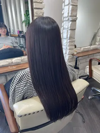ロング N+所属・三上 晃一のヘアスタイル