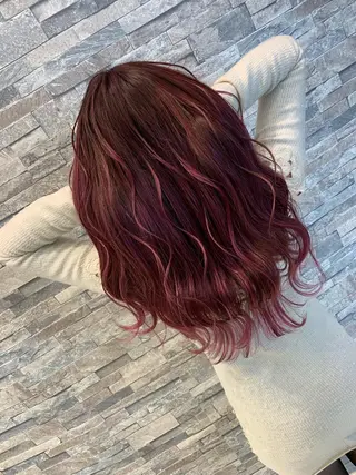 セミロング カラー カラーと言ったら SAWARAのヘアスタイル