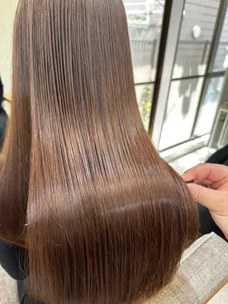 ロング カラー 髪質改善/レイヤー ストウシンゴのヘアスタイル