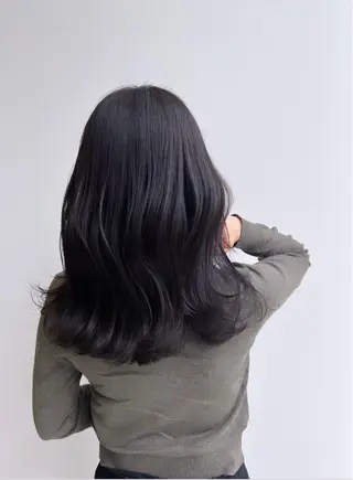 セミロング カラー ヘアアレンジ ✨艶髪✨ 吉田誠のヘアスタイル