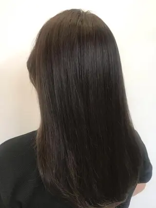 セミロング aoi ♡グレージュ ・ベージュカラーのヘアスタイル