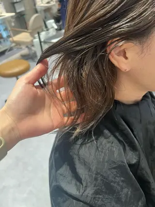 ミディアム カラー ボブ指名No.1/ ボブパーマ/ユキのヘアスタイル