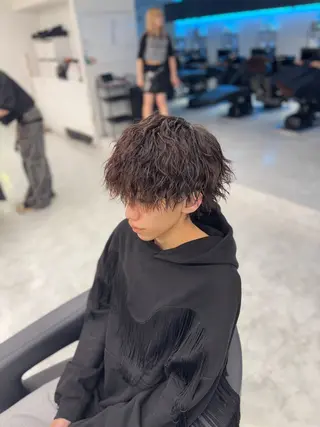 ショート パーマ 大人っぽベージュ🤍 当日予約◎ヒロトのヘアスタイル