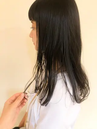 セミロング カラー salowin JIYUGAOKA所属・マンツーマン半個室 tamuraのヘアスタイル