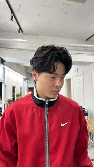 ショート パーマ メンズ YUNA★ メンズパーマのヘアスタイル