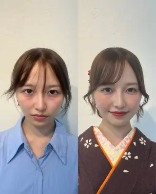 ヘアアレンジ 垢抜けヘアメイク🫧 JURI🪽のヘアスタイル