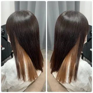 ロング カラー 石川 晴那のヘアスタイル