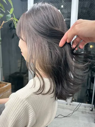 カラー ブリーチダブルカラー 【koide】のヘアスタイル