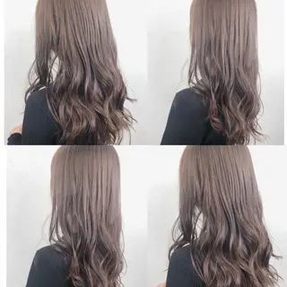 ロング カラー ヘアアレンジ AHNKISM AHNKISMのヘアスタイル