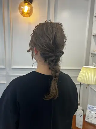 セミロング ヘアアレンジ SANA推し美容師 CHISA🍒のヘアスタイル