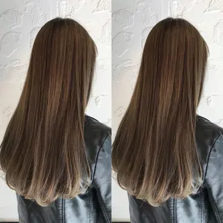 ロング カラー 嶋佐 昌大 シマサマオのヘアスタイル