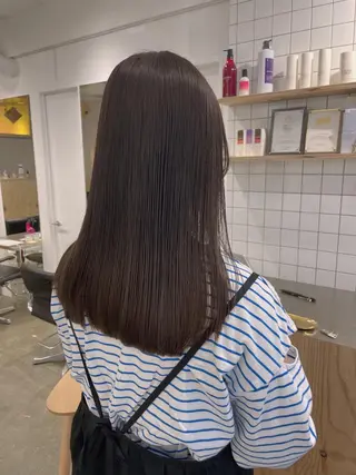 セミロング カラー 🪞♡韓国風スタイル MISATO🪞♡のヘアスタイル