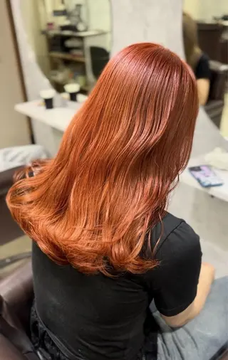 セミロング カラー 池袋/ダブルカラー GLADGE🩵のヘアスタイル