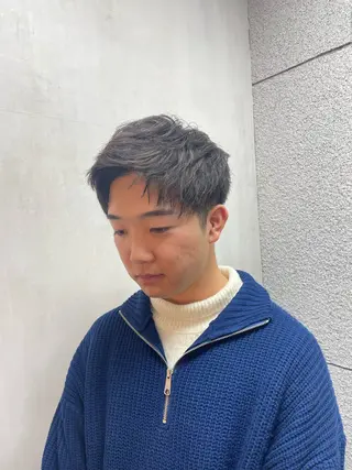 メンズ acroあべの店所属・🧸ブリーチモデル /透明感🎀のヘアスタイル