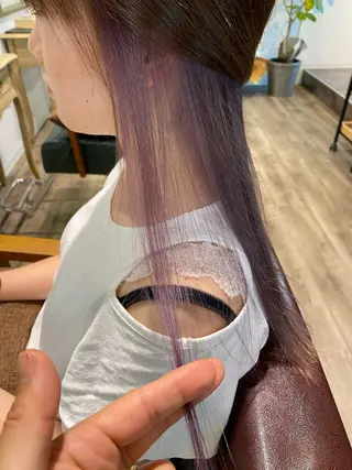 セミロング 粕川 達哉のヘアスタイル