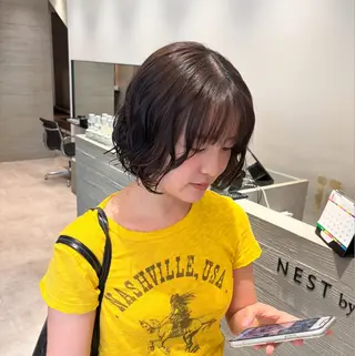 ショート NEST by chord （ネストバイコード）所属・🤍関根 朋香🤍のヘアスタイル
