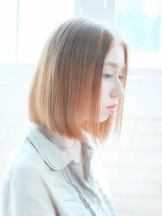 ショート 銀座⚜️【脱白髪染め 美髪矯正】トグチのヘアスタイル