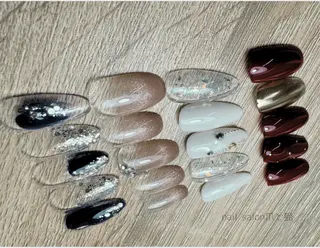 ネイル パラジェル登録店 爪と猫NANAMIのネイルデザイン