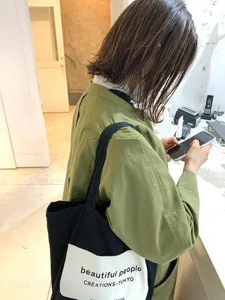 ミディアム La Lauren所属・ダブルカラー/透明感 💈JUNYA💈のヘアスタイル