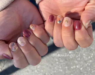 ネイル 40代からの爪を守る ×ケア重視サロン♡のネイルデザイン