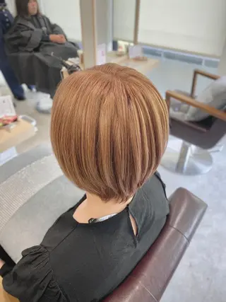 ショート カラー マンツーマン/透明感 foi hairのヘアスタイル