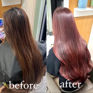 ロング カラー 透明感カラー/ イルミナカラーヒロキのヘアスタイル