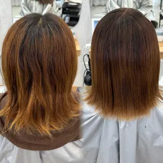 ミディアム Agu hair 粉河のヘアスタイル