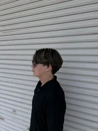 カラー メンズ 《カラー特化》値賀 大樹のヘアスタイル