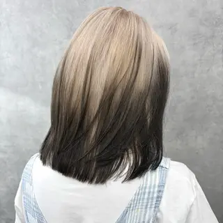 ミディアム カットモデル募集 八王子/kyocoのヘアスタイル