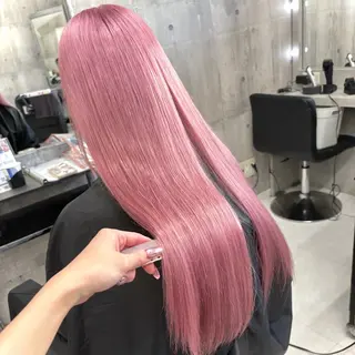 ロング ハイトーン×エクステ 💞くるみのヘアスタイル
