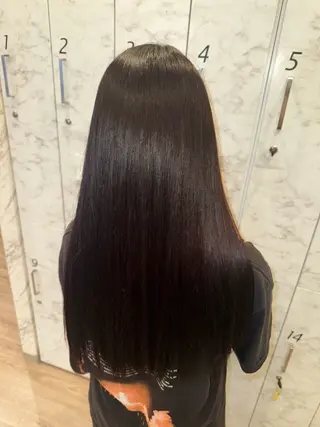 ロング カラー 多田 明希のヘアスタイル