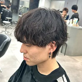 パーマ メンズ 韓国ヘア🇰🇷 メンズパーマ/つかさのヘアスタイル