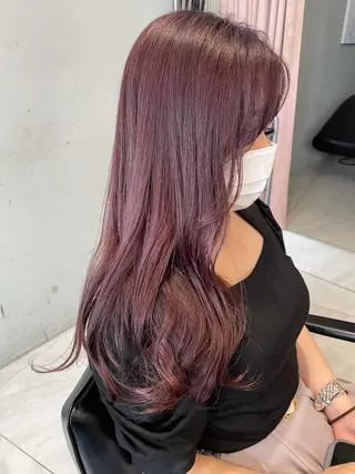 ロング カラー 圧倒的透明感カラー nana🦕のヘアスタイル