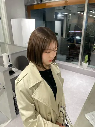 ショート ikuma/ ミルクティーのヘアスタイル