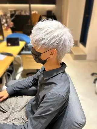カラー メンズ メンズ専門　井藤 雅也のヘアスタイル